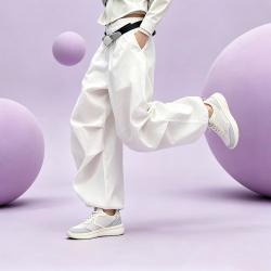 Clarks 2026新款春夏女鞋织物网面运动鞋休闲鞋舒适透气小白鞋