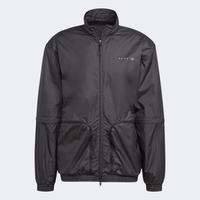 adidas 纯色立领长袖夹克 运动外套男款