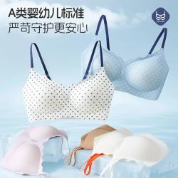 大胸显小！初棉树青少年无痕防震文胸2件