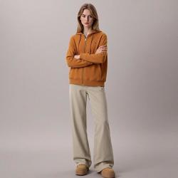 adidas 女士休闲运动拉链连帽夹克外套