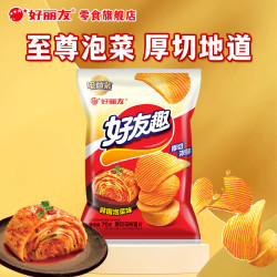 好丽友 好友趣薯片 韩式泡菜味 70g 袋装