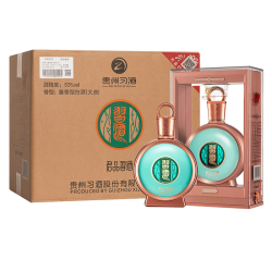 习酒 君品 2021年 53%vol 酱香型白酒 500ml*6瓶 整箱装