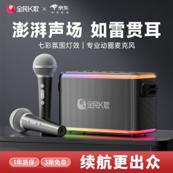 全民K歌 超长续航 无线K歌音箱麦克风套装