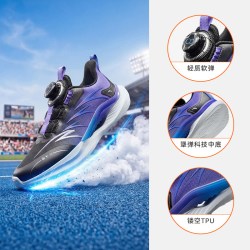 安踏 驭风系列 旋钮扣透气缓震 儿童运动鞋