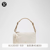 lululemon Ruched Mini 女士褶饰款单肩包 浅象牙白 O/S