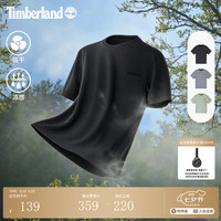 Timberland A5NY4 快干凉感 黑色 L 男士短袖T恤