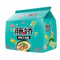 统一 藤椒牛肉方便面100g*5包