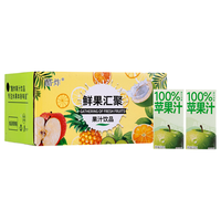 泉荃 酷炸苹果汁 100%果汁 200ml*12盒