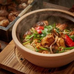 粤菜4-5人餐｜香菇走地鸡