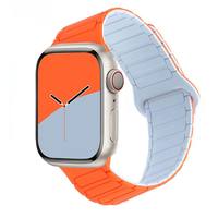 移动端：匠戴 适用AppleWatchs11苹果表带iWatchs10斜切S9硅胶Ultra3磁吸2运动8代表带7透气6夏季SE新款女士高级感腕带