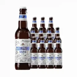 青岛啤酒 精酿全麦白啤瓶装 500mL*12瓶