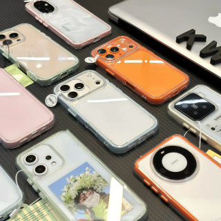 壳雾 透色适用iPhone16/17/14苹果15小米华为vivoppo手机壳情侣