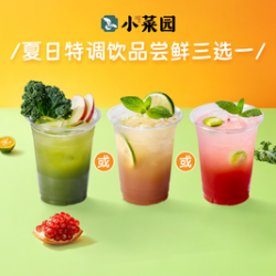 小菜园 夏日特调饮品尝鲜三选一