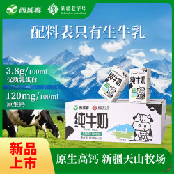 西域春 新疆纯牛奶 125ml*20盒