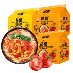 统一 茄皇经典藤椒组合 10袋 番茄鸡蛋+西红柿牛肉 方便面