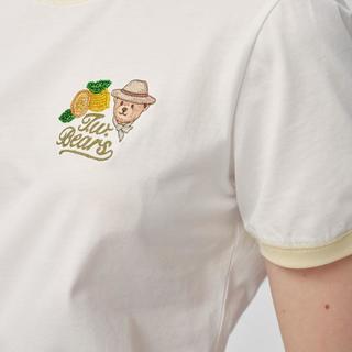 TEENIE WEENIE 撞色圆领宽松短袖T恤