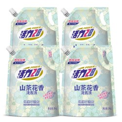 活力28 山茶花洗衣液 2kg*4袋 山茶花香