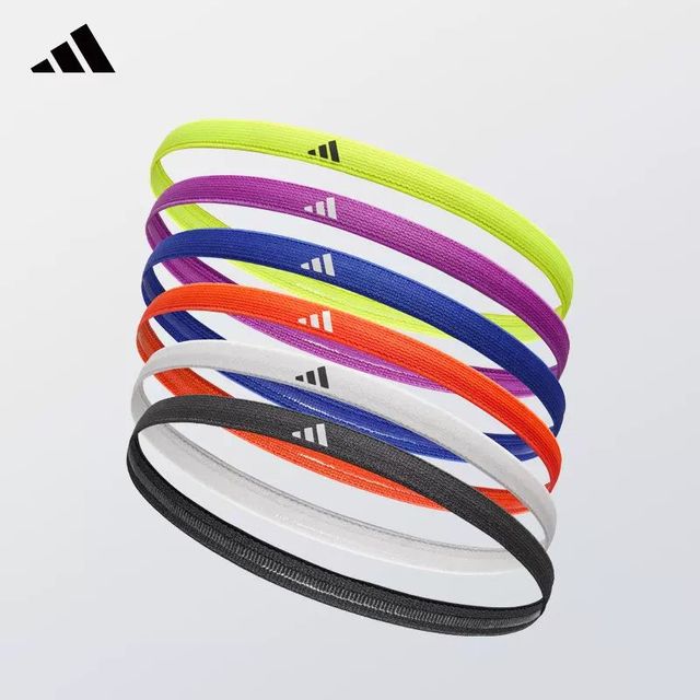adidas 运动发带 男女导汗带 吸汗头带