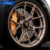 毛毛熊 镂空款10周年RS91锻造轮毂适用保时捷GT4RS 911奥迪RS宝马M3 2 M4 定制颜色数据/锻造轮毂 20英寸 8.5J