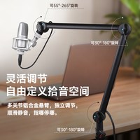 爱克创 MA616豪华型麦克风悬臂支架专业广播电台直播支架