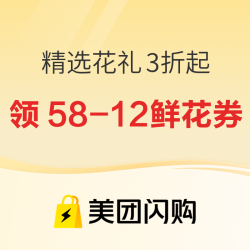美团闪购 精选花礼3折起