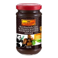 李锦记黑豆大蒜酱（来自中国，辛辣，不含谷氨酸，不含防腐剂，不含染料）6 包（6 x 165ml）
