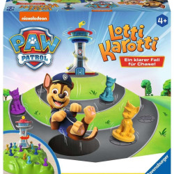 Ravensburger 22372 狗狗巡逻队 Lotti Karotti,经典游戏与《狗狗巡逻队》系列英雄,适合 2 至 4 岁以上儿童,红色