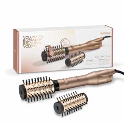 Babyliss Big Hair Dual 旋转热风发梳 AS952E 离子技术 2个配件，香槟色