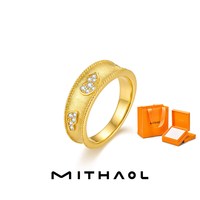 MITHAOL 新中式复古镶钻葫芦戒指