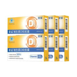 星鲨 维生素D3滴剂软胶囊 30粒*6盒