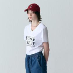 TEENIE WEENIE 小熊 女士短袖T恤 宽松上衣
