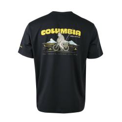 Columbia 短袖T恤男户外速干印花T恤AJ3185 013 M