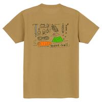 mont·bell 速干t恤男女户外防晒通勤短袖t恤夏潮流户外工具印花1114716