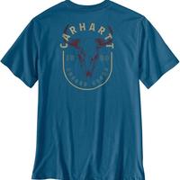Carhartt 卡哈特 Irvine系列 宽松骷髅印花 男士T恤