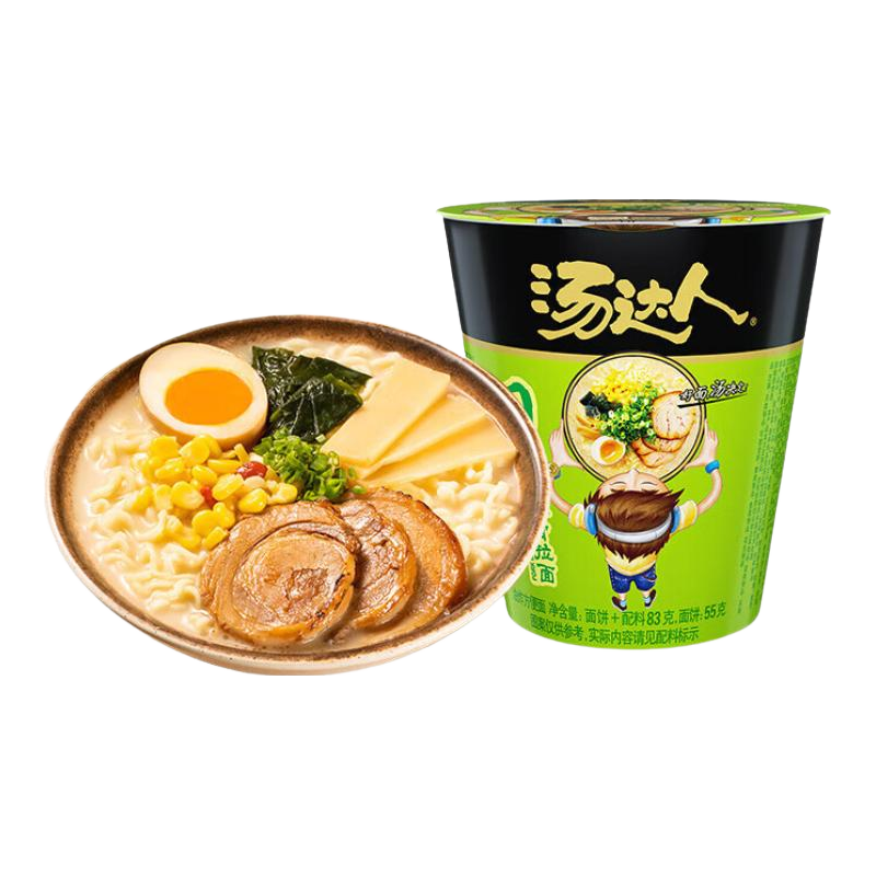 统一 汤达人 日式豚骨拉面 酸辣味 105g*3杯