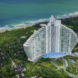 三亚海棠湾红树林度假酒店 180度行政至尊全海景双床房-云端俯瞰正面观海2晚(连住)