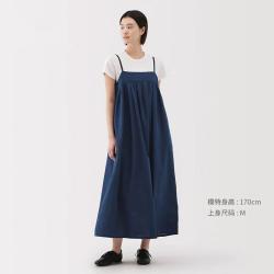 無印良品 MUJI 无印良品 女式 棉纱 吊带连衣裙 女装裙子长裙夏季