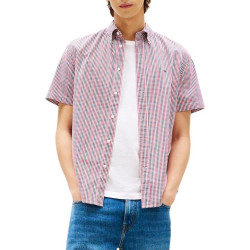 TOMMY HILFIGER 拼单价：美式格纹印花衬衫