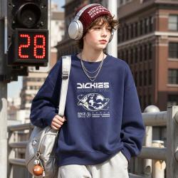 Dickies 儿童2026新款秋款卫衣基础休闲款式衣服薄款男孩运动舒适上衣