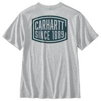 Carhartt 107520 宽松轻薄口袋印花短袖T恤