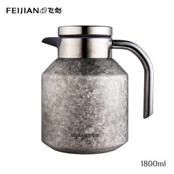 飞剑 TP-180-26A 纯钛保温壶 皓月银