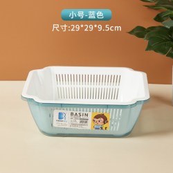 RIMBOR 装碗筷收纳盒厨房家用带盖宿舍碗碟置物架塑料碗柜碗箱碗架可沥水