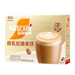 雀巢 咖啡浓系列慕斯卡布奇诺 228g 馆藏丝滑拿铁12条