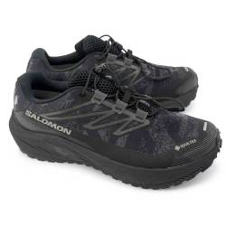 萨洛蒙 日本直邮Salomon AERO FLOW GRVL GTX 男士跑步鞋 防水透气网面