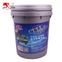 卡尔沃往复式空气压缩机润滑油打气泵通用专用油DAB68空压机油 16L 装