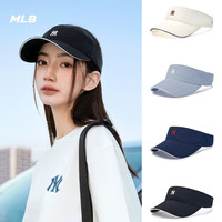 MLB 男女情侣时尚小logo空顶遮阳帽 3ASCB0363