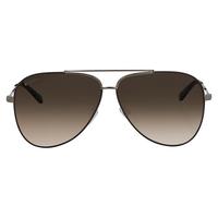 Salvatore Ferragamo Brown Pilot Unisex Sunglasses SF131S 211 60