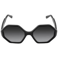 Salvatore Ferragamo Grey Gradient Hexagonal Ladies Sunglasses SF1070S 001 52