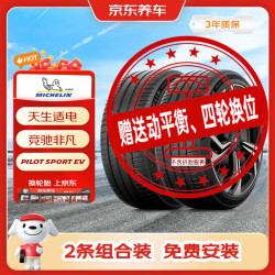 米其林 静音棉轮胎2条255/40R20101WT1竞驰PILOTSPORTEV  G10京东养车