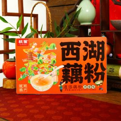 杭策 西湖藕粉桂花莲子速溶藕粉礼袋 240g 盒装
